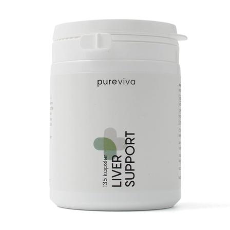 Pureviva Kosttilskud Liver Support 135 kaps., Helse & Madvarer, Ingredienser, Urter