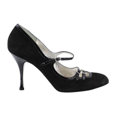 Dolce & Gabbana Pre-owned, Pumps Zwart, Dames, Maat:38 EU,suede