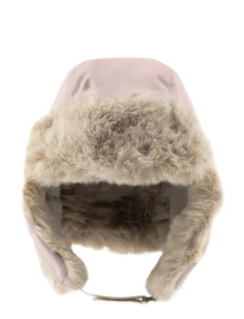 MINI A TURE Matcrister Teddy Lined Winter Hood - Pink - 12/14Y