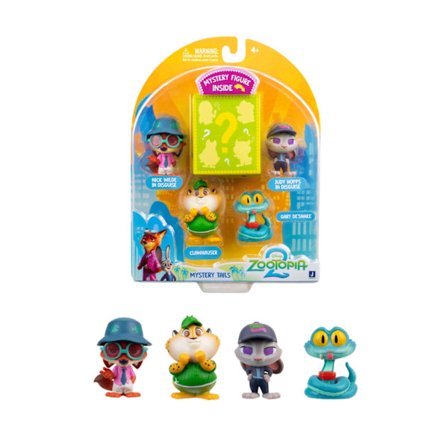 Zootropolis Mystery Tails Figurer 5-pack