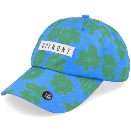 Upfront - Blau unconstructed Cap - Yoko Baseball Navy/Dark Green Dad Cap / Unconstructed @ Hatstore