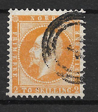 Norge 1856 - AFA 2 - Stemplet