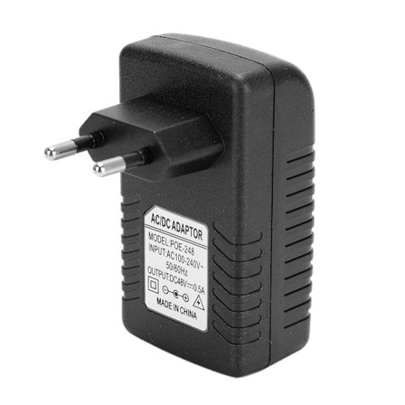 SSRGV DC 48V 0.5A Strömadapter Injektor 24W POE Adapter Plug 100-240VEU