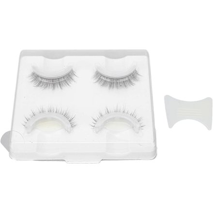 4 kpl Tekoripset 3D Liimattomat Paksut Luonnolliset Magneettiripset Tytöille Naisille Meikkikosmetiikkatarvikkeet 3D-01