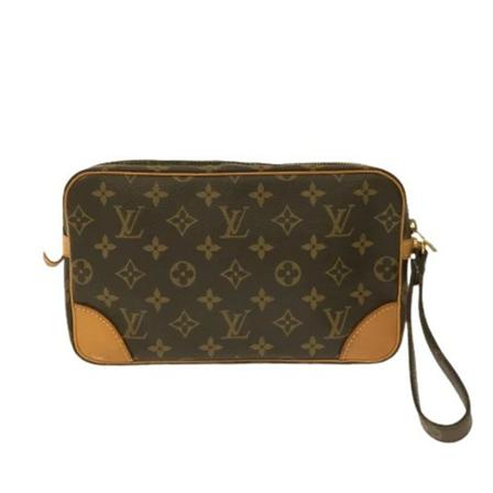 Louis Vuitton Vintage Pre-owned Belagd canvas necessrer brun, Dam Vintage Väskor, Dam, Storlek: ONE SIZE