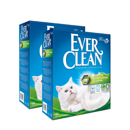 Ever Clean - Extra Strong Scented - Kattesand 10 L x 2 - Katt - Kattesand & kattestrø - Klumpdannende kattesand - ZOO.no