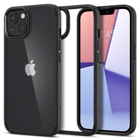 Spigen Ultra Hybrid -kuori iPhone 13 - mattamusta Black