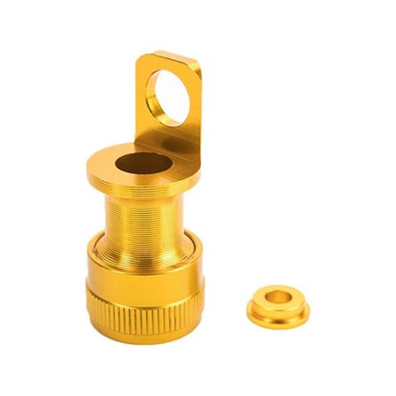 Hurtigudløserspænde til Brompton Folding Bike Pedalbeslag MKS Pedal Bærbart Rammefastgørelsesadapter, Gylden