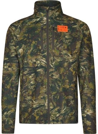 Seeland M's Tidal Camo Fleece Jacket Invis MPC Green - Mellomlag og Fleecetrøyer