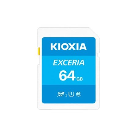 Kioxia Exceria SD-kortti 64GB C10 UHS-I Kioxia Exceria SD-kortti 64GB C10 UHS-I