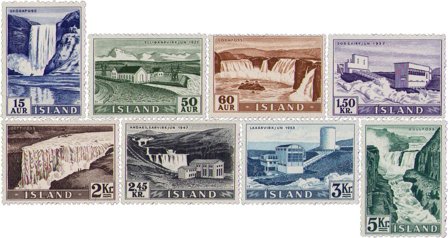 Island 1956 - AFA 304-311 - Postfrisk
