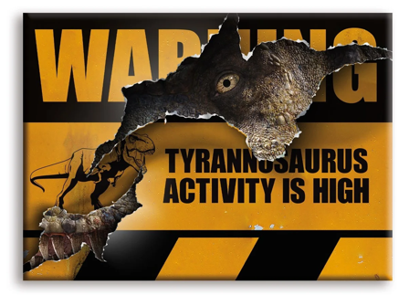 JURASSIC WORLD - T-Rex Sign - Magnet