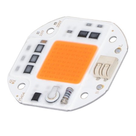 Tehokas LED-siru Kasvivalo 380–800 NM COB-lamppuhelmet Ajovapaa DIY-hydroponiseen kasvivaloon 220V 100W