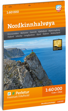 Calazo Turkart Nordkinnhalvøya 1:60 000