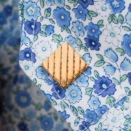 Gemelos Striped de color rosa for Men