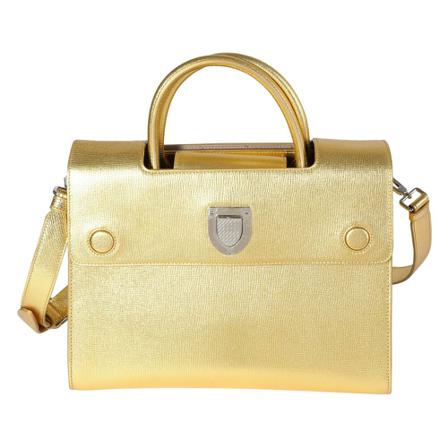 Dior Vintage, Pre-owned Shoulder Bags Geel, Dames, Maat:ONE Size