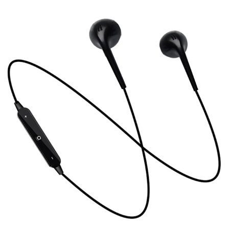 S6 Sport Enkel nackband Headset hörlurar svart