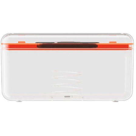 Orange PET-masklåda, våtservettslåda, maskförvaringslåda