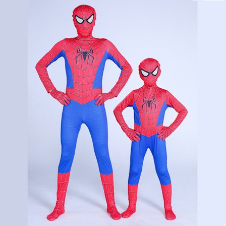 Halloween Spider-Man-dräkt för barn, cosplay-kostym, liten svart Spider Miles hjältekostym