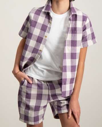 Les Deux Hank Buffalo SS Shirt Kids Multi Overhemden Jongens - Kids Brand Store