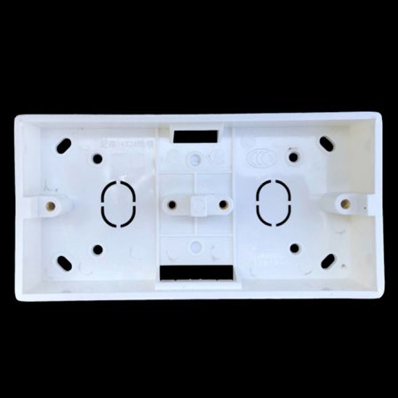 86 Type Bryter Stikkontakt Boks Ekstern Monteringsboks 2 GANG 2 GJENG