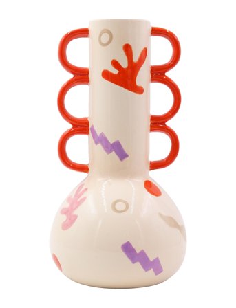 Que Rico Vase - Tomás - Funky Fiesta - Multi/patterned - 29.5 CM