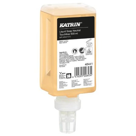 KATRIN Tvål Touchfree Neutral 500ml - Lyreco - Städ och hygien - Tvål och hygien - Hygiensystem - Katrin
