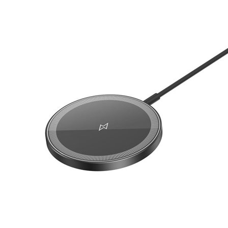 XO CX037 trådløs opladningsplade 15 W - 3-i-1-opladning til iPhone - Svart