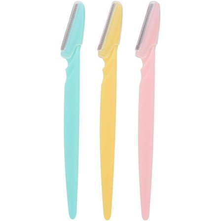 Kulmaparta - 3 kpl pakkaus, takuu mukana | Naisten kasvojen partakoneet, manuaaliset parranajokoneet meikin ennen | Kulmien muotoilija