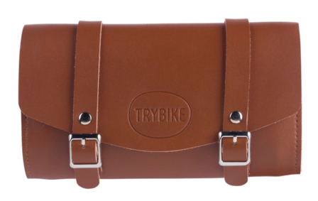 Trybike Sykkelveske Retro bag kunstskinn brun