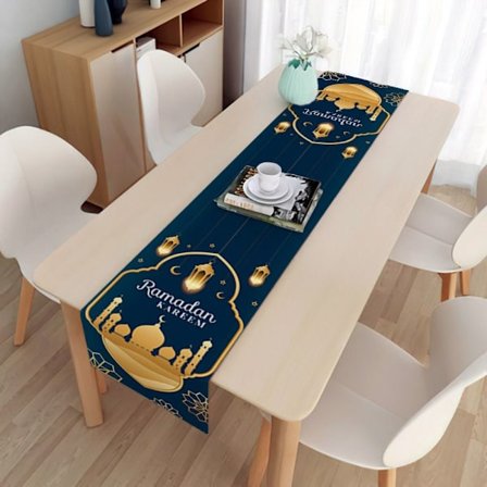 202 Eid Mubarak bordsduk Ramadan dekoration