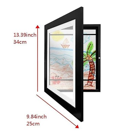 Min lille Davinci treramme 20 ark kunstverk - Barnekunstvisningsram Utmerket