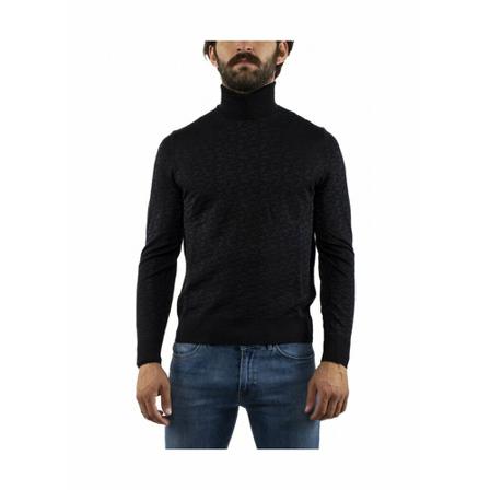 Emporio Armani, Turtlenecks Blauw, Heren, Maat:L