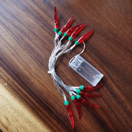Hot Pepper String Light Fargerik Lys String WARM WHITE WARM