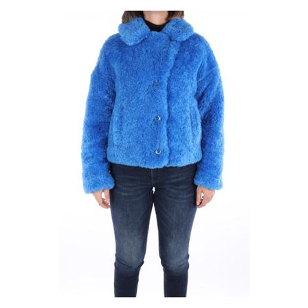 OOF Wear, Of-Ja 9011-Of 01 Fur coat Blauw, Dames, Maat:S