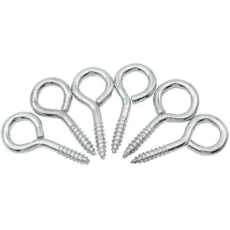 Eye Screw, 20pcs Self-tapping Ring Screw 60 Mm/2.36 Inch Hooks Bolt For Hanging Small Item