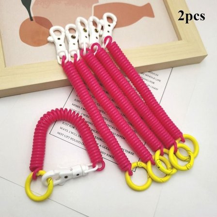 2 st plasttelefon fjäder elastiskt rep 6 6