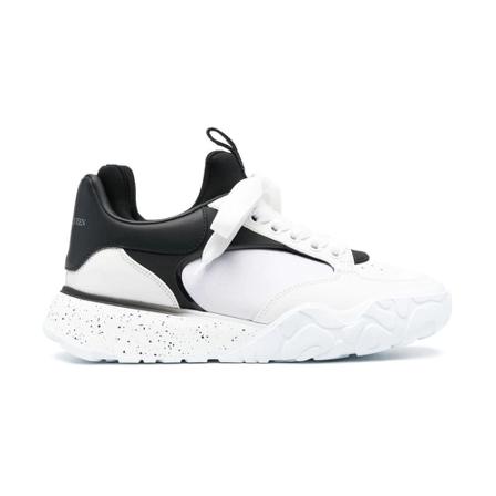 Alexander McQueen, Sneakers Wit, Heren, Maat:40 1/2 EU,leer