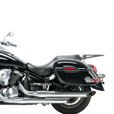 Satulalaukku CustomAcces Touring Vasen Musta