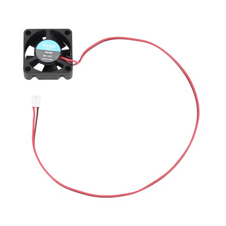 DC 12V Radiator 30 x 30 x 10mm Luftfuktare DC Kylfläkt för 3D-skrivartillbehör Delar Extruder(Svart)