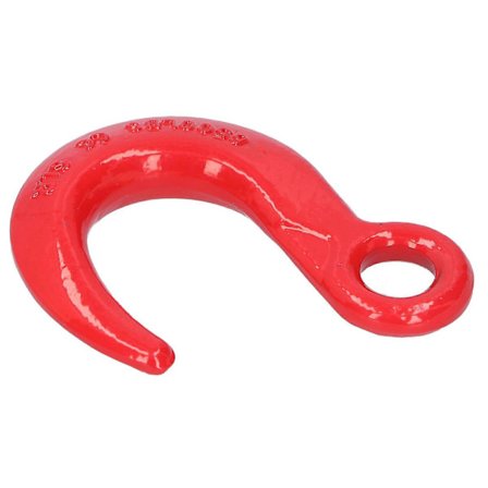 Seosteräksinen nostokoukku nosturille, suuri aukko, 6500 lb kapasiteetti