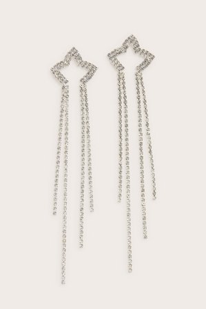 Kappahl | Kolczyki gwiazdy | Srebrny