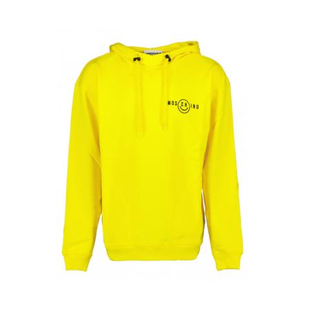 Moschino, Hooded sweatshirt Geel, Heren, Maat:M,Katoen
