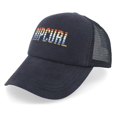 Rip Curl - Black trucker Czapka Z Daszkiem - Mixed Revival Black Trucker @ Hatstore