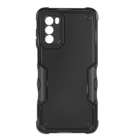 Motorola Moto G52 og G82 Hybrid Taske med Anti-Slip forstærkede hjørner Sort