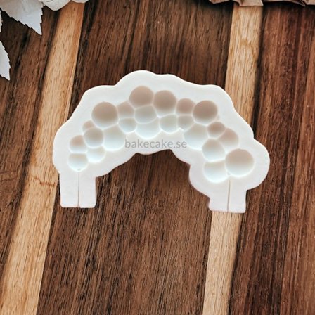 Bubble Arch Silikonform Platinum Silikon | Pärlfondant & Sockermassa Form
