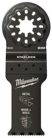 Milwaukee SL BIM WM28X47 Multisavklinge 28 x 47 mm, Starlock 10-pak, Maskintilbehør & forbrugsvarer