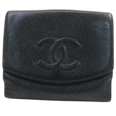 Chanel Vintage, Pre-owned Wallets Zwart, Dames, Maat:ONE Size