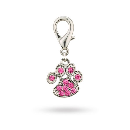 Paw Print Charm- Hundhalsband