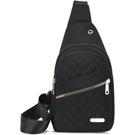 Sling Bag Rintalaukku Pieni Cross Body -laukku Kuulokeaukolla Rento Olkalaukku Käsilaukku Kevyt Muoti Reppu Naisille Naisille Tytöille